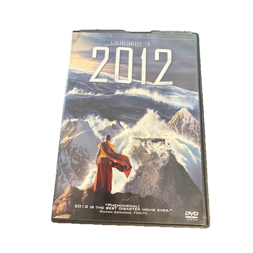 2012 DVD 2009 Roland Emmerich Sci-Fi Disaster Epic  John Cusack Movie Pre-owned